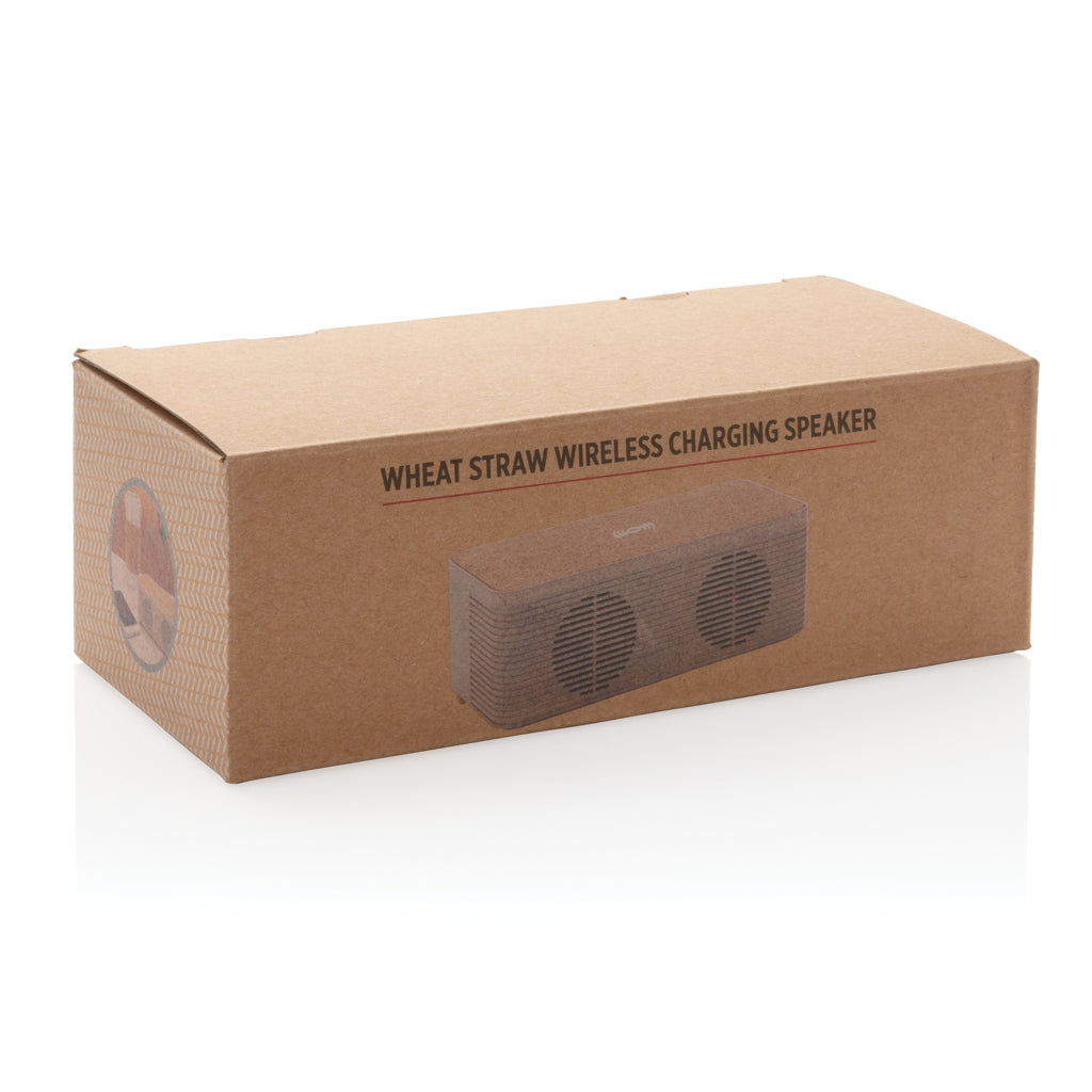 Wheatstraw wireless charging speaker - Khaki