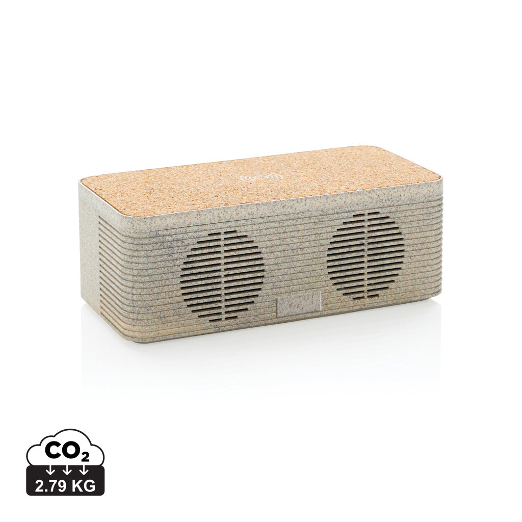 Wheatstraw wireless charging speaker - Khaki