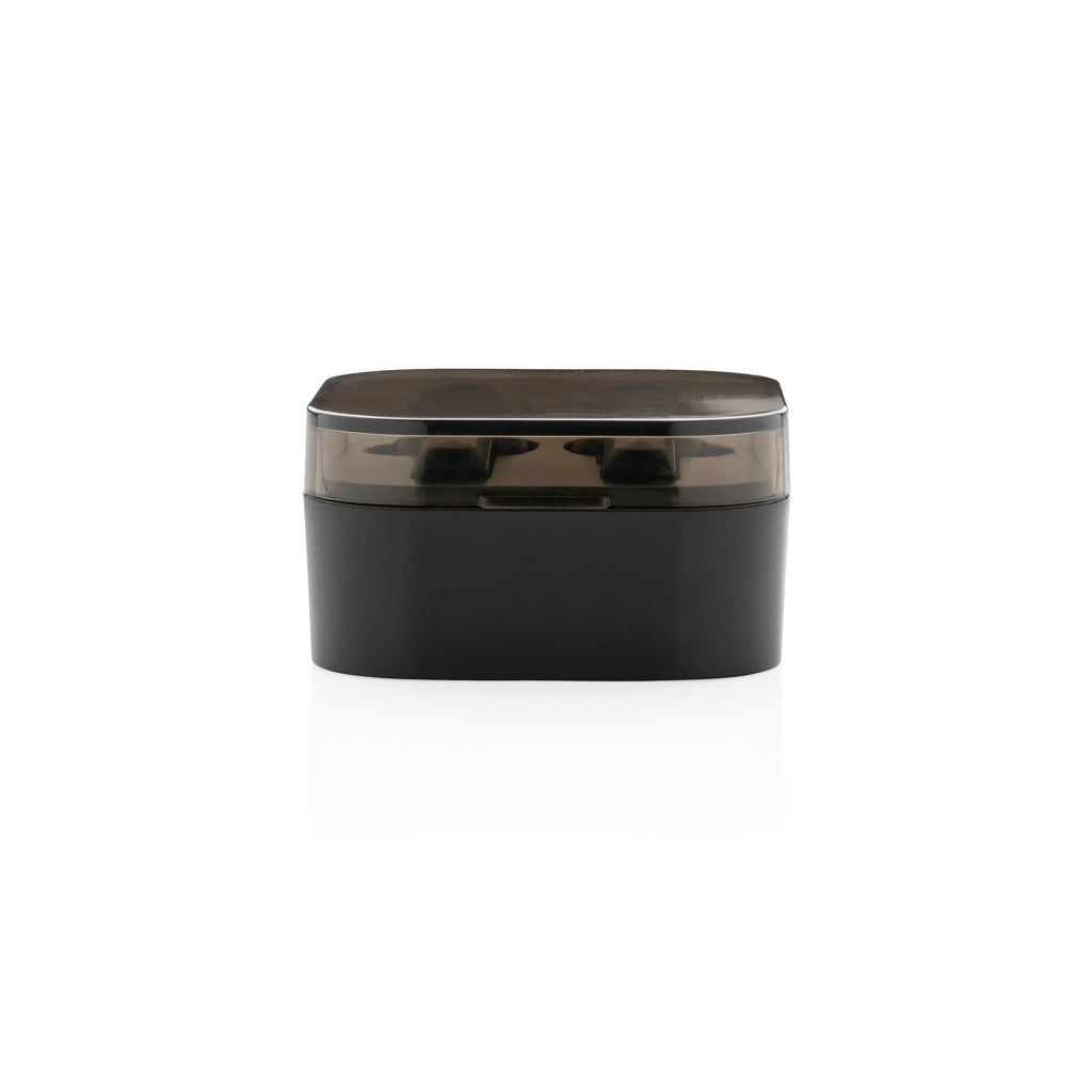 TWS earbuds in wireless charging case - Black