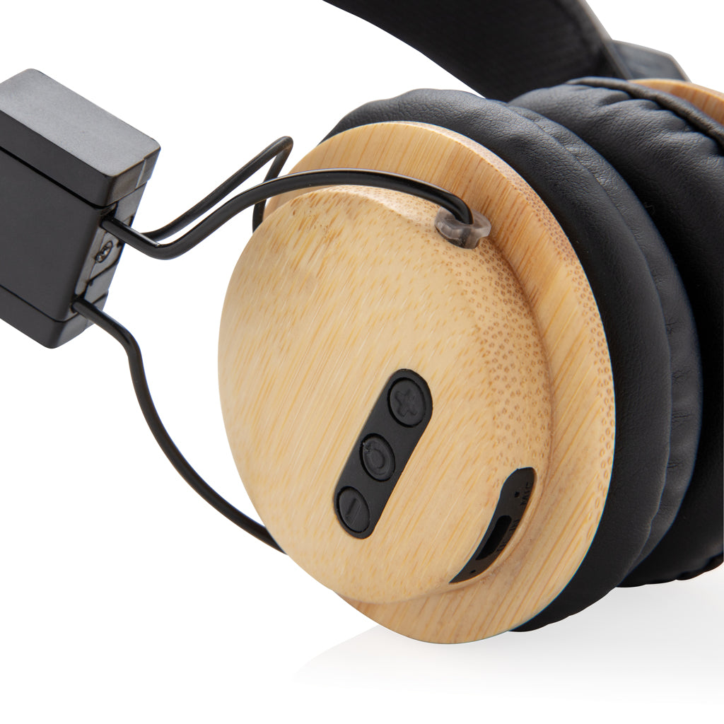 Bamboo wireless headphone - Brown