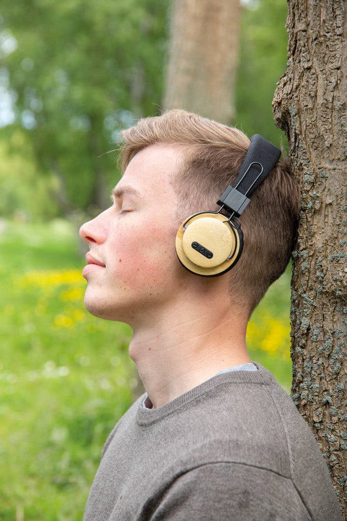Bamboo wireless headphone - Brown