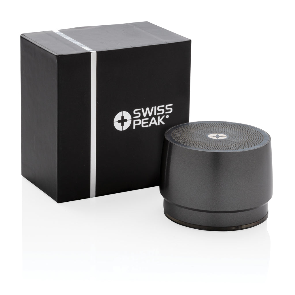 Swiss peak 5W wireless bass speaker - Grey