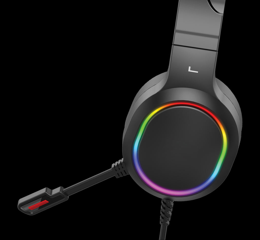 RGB gaming headset - Black