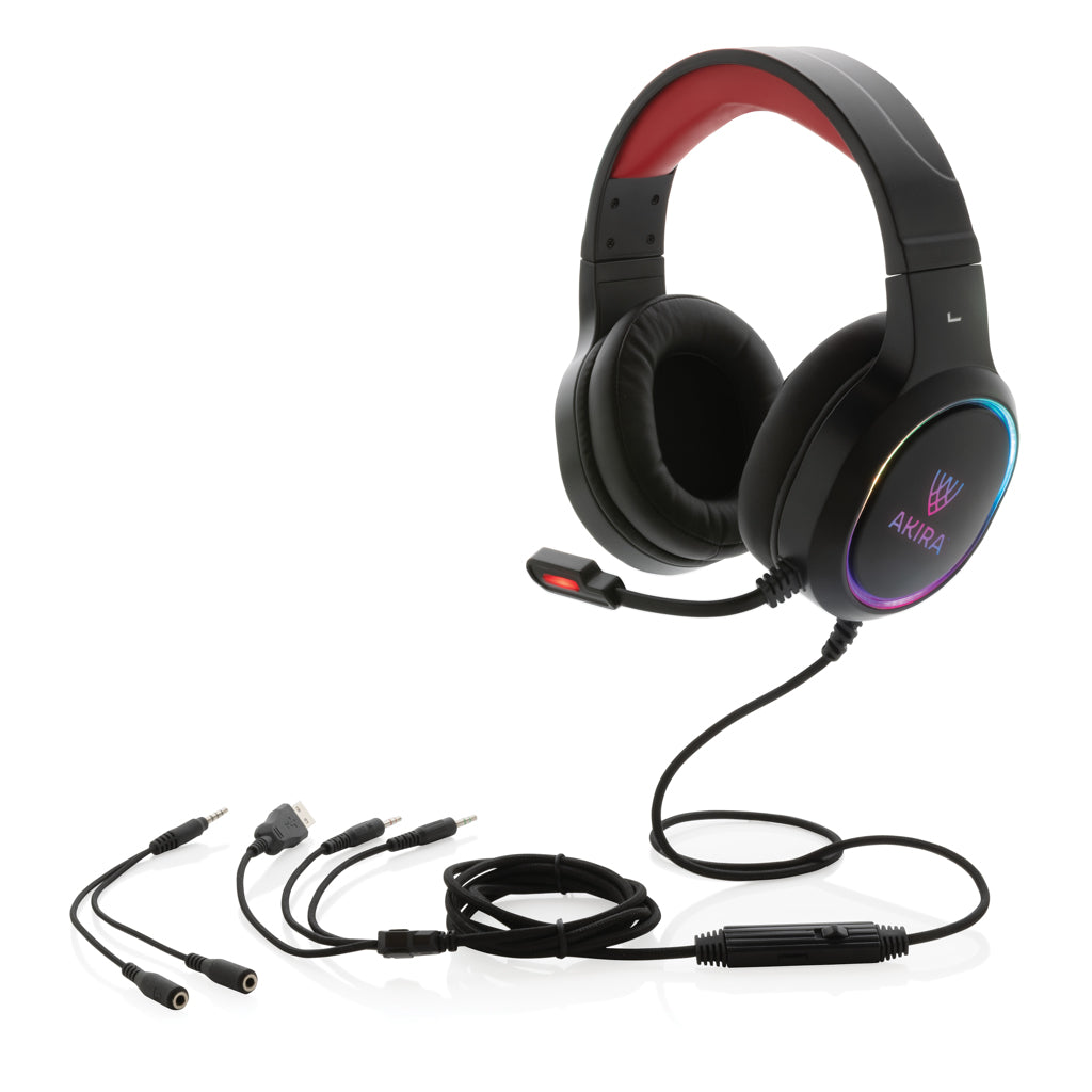 RGB gaming headset - Black