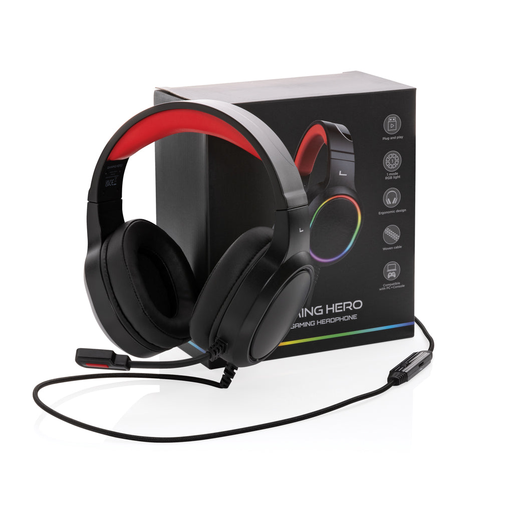 RGB gaming headset - Black