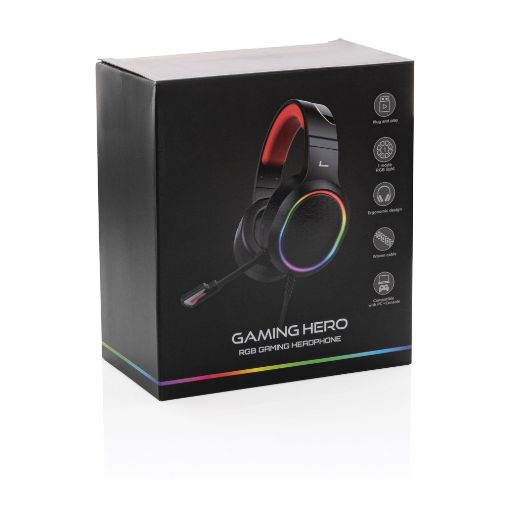RGB gaming headset - Black
