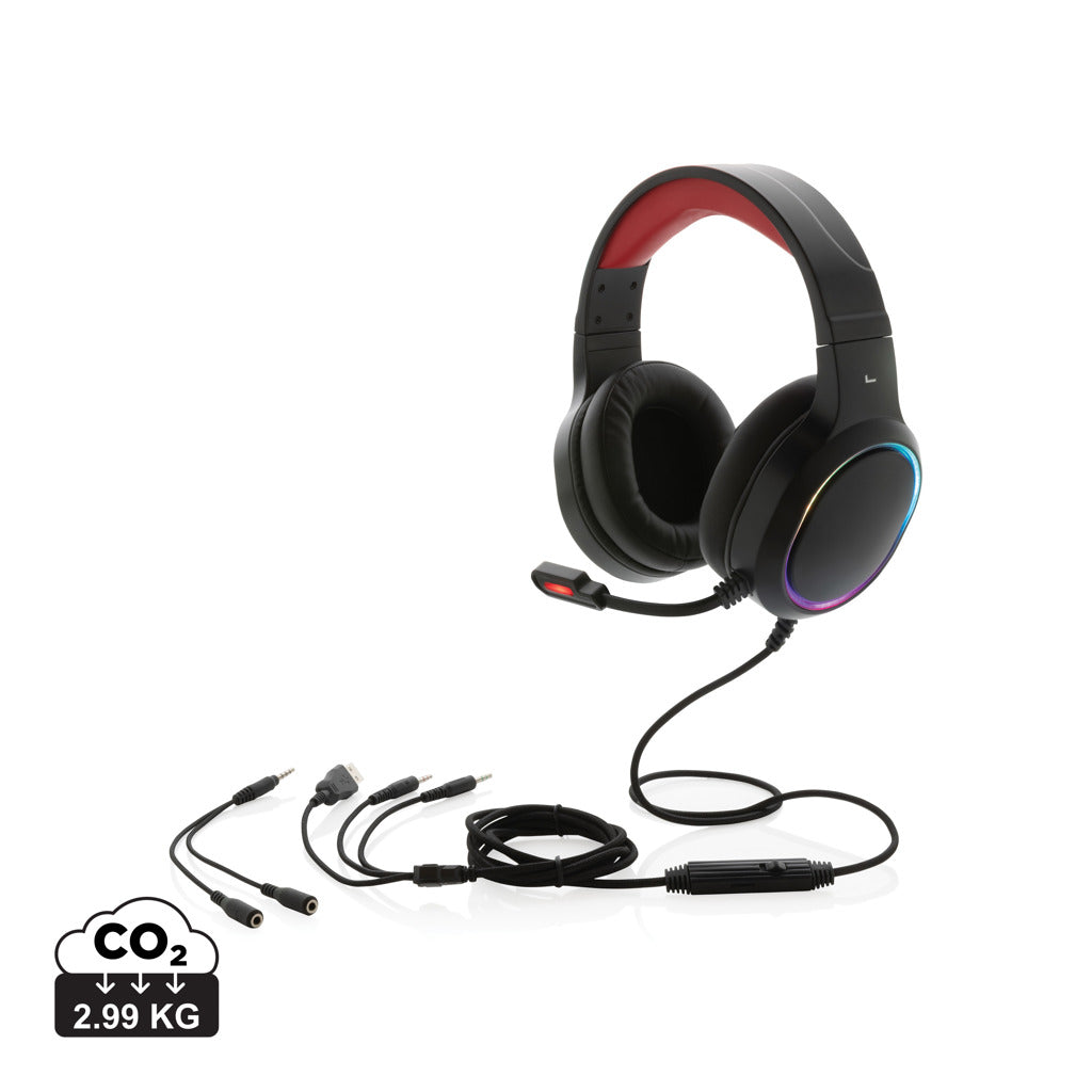 RGB gaming headset - Black