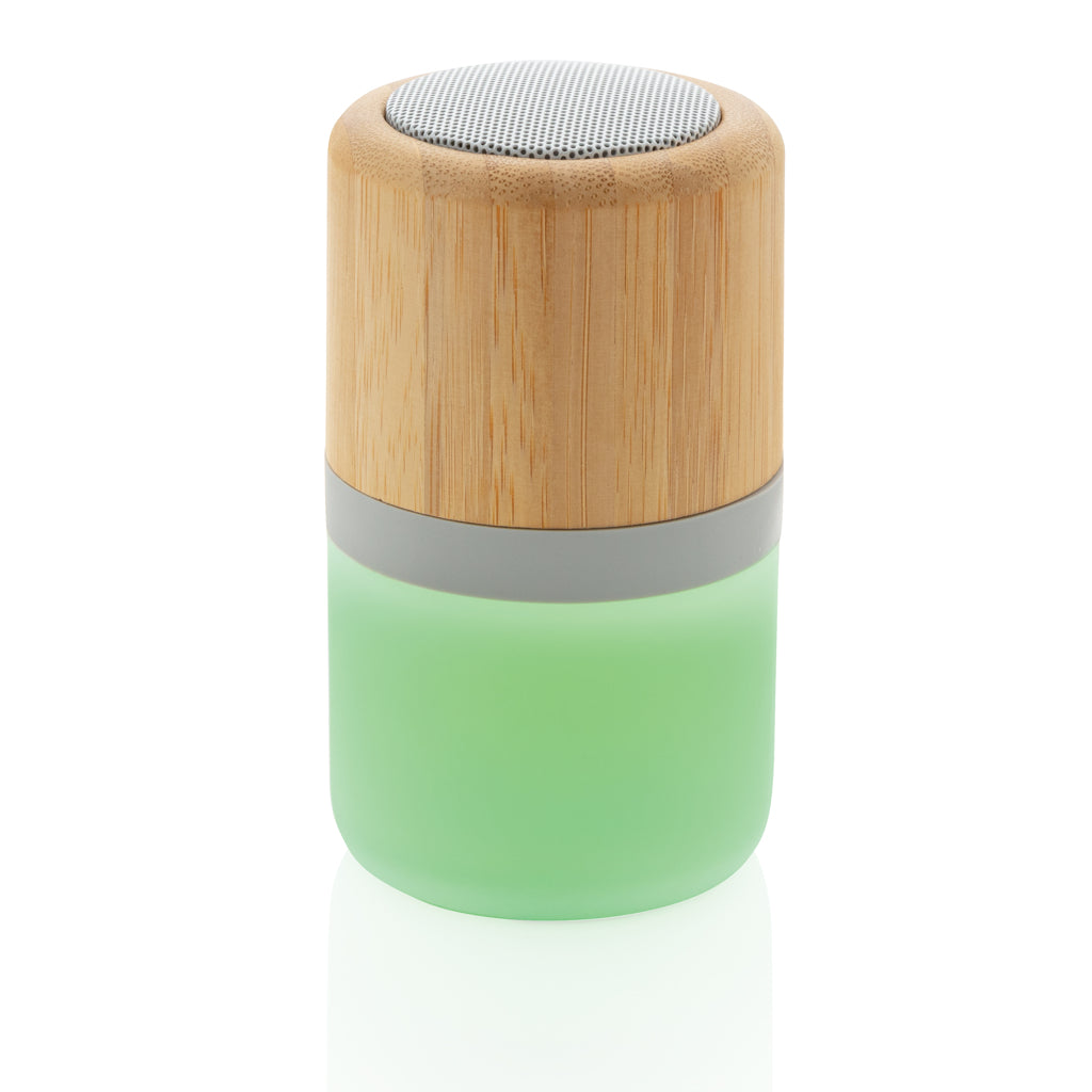 Bamboo colour changing 3W speaker light - White
