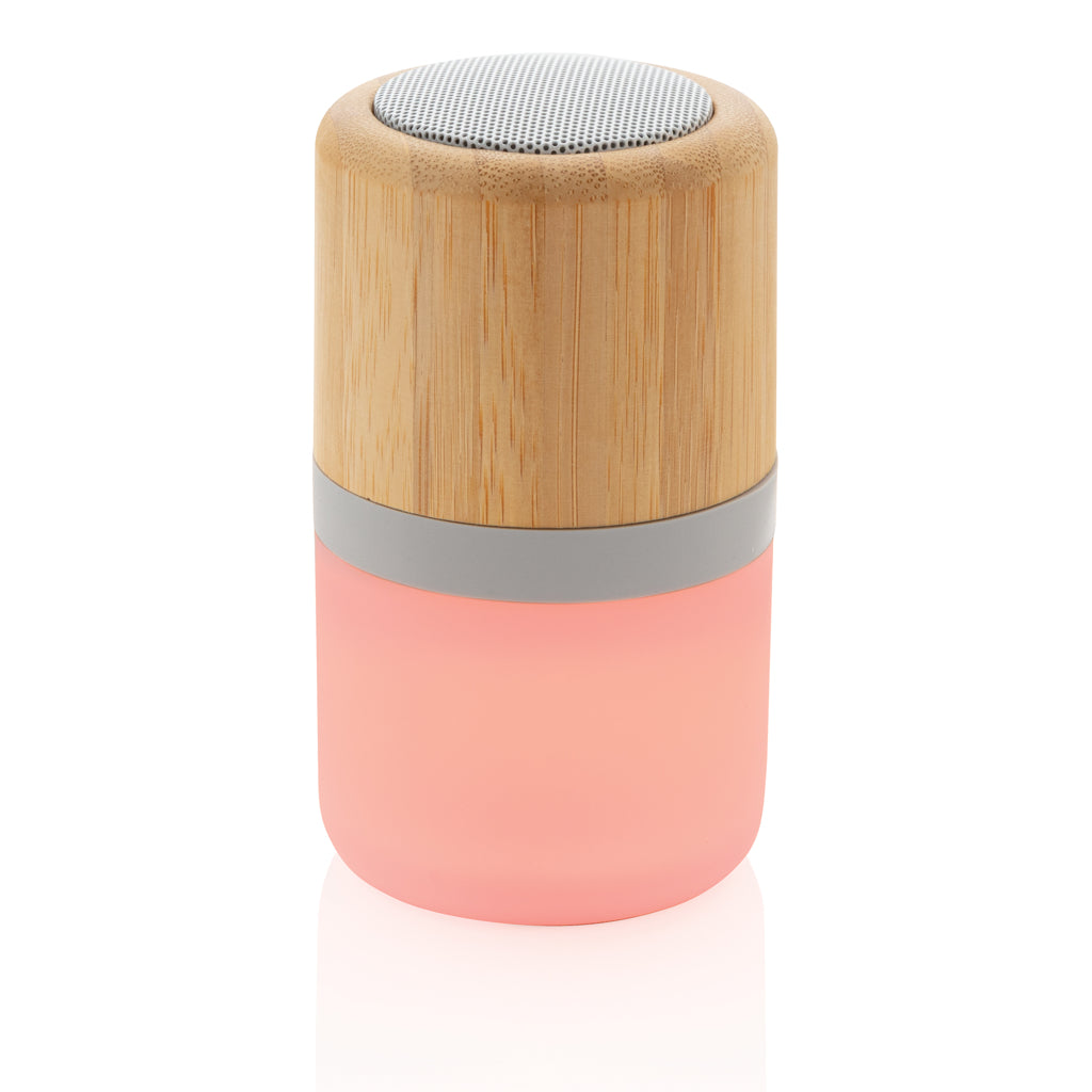 Bamboo colour changing 3W speaker light - White