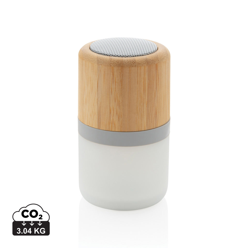 Bamboo colour changing 3W speaker light - White