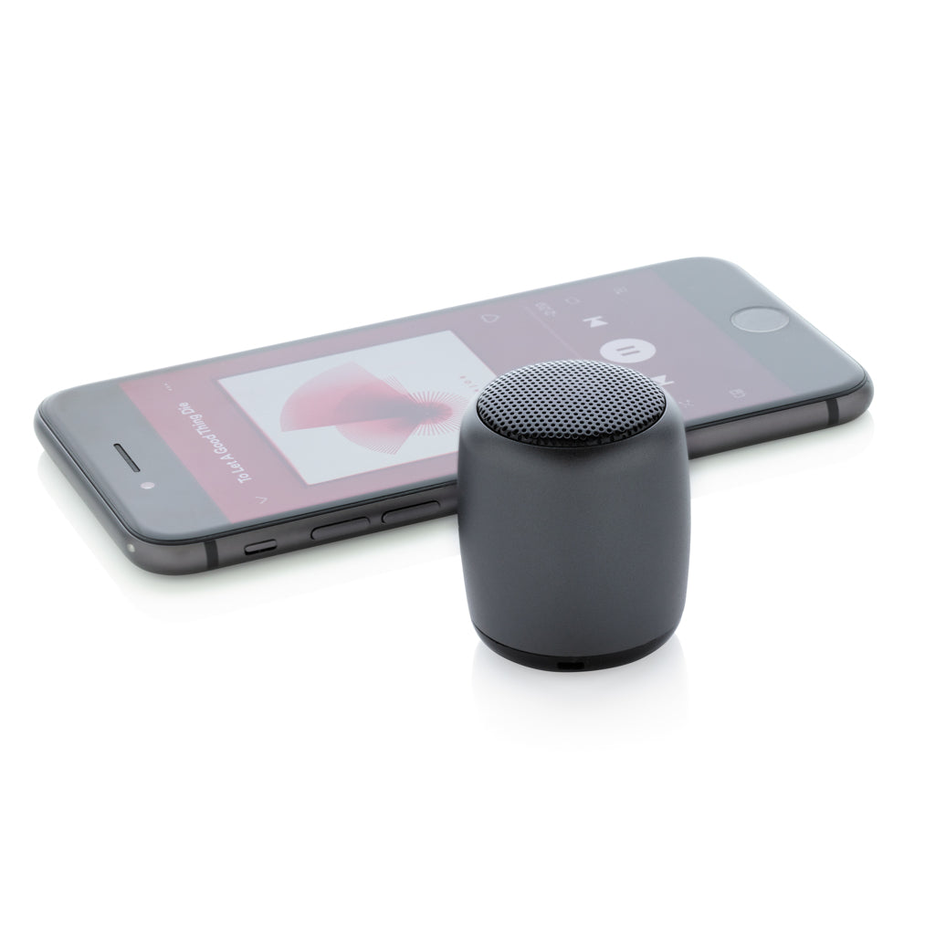 Mini aluminium wireless speaker - Anthracite