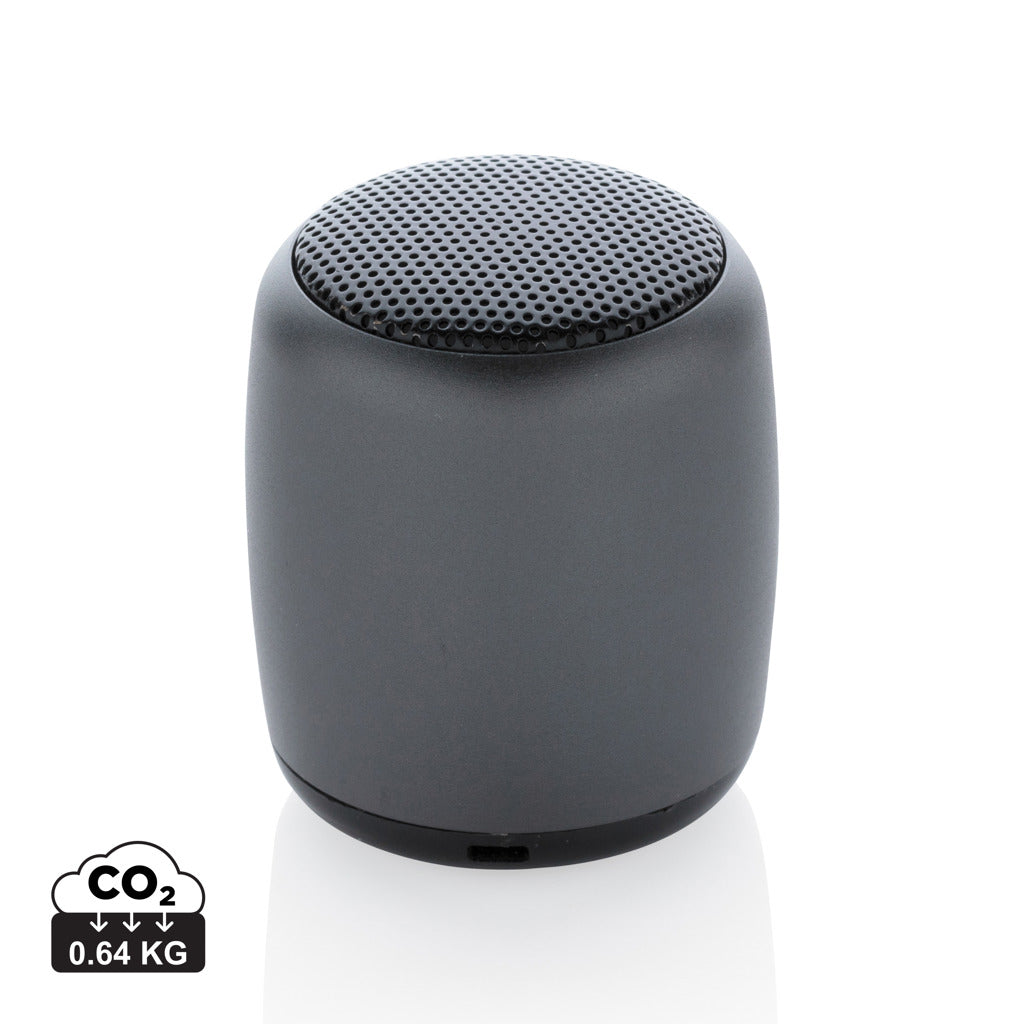 Mini aluminium wireless speaker - Anthracite