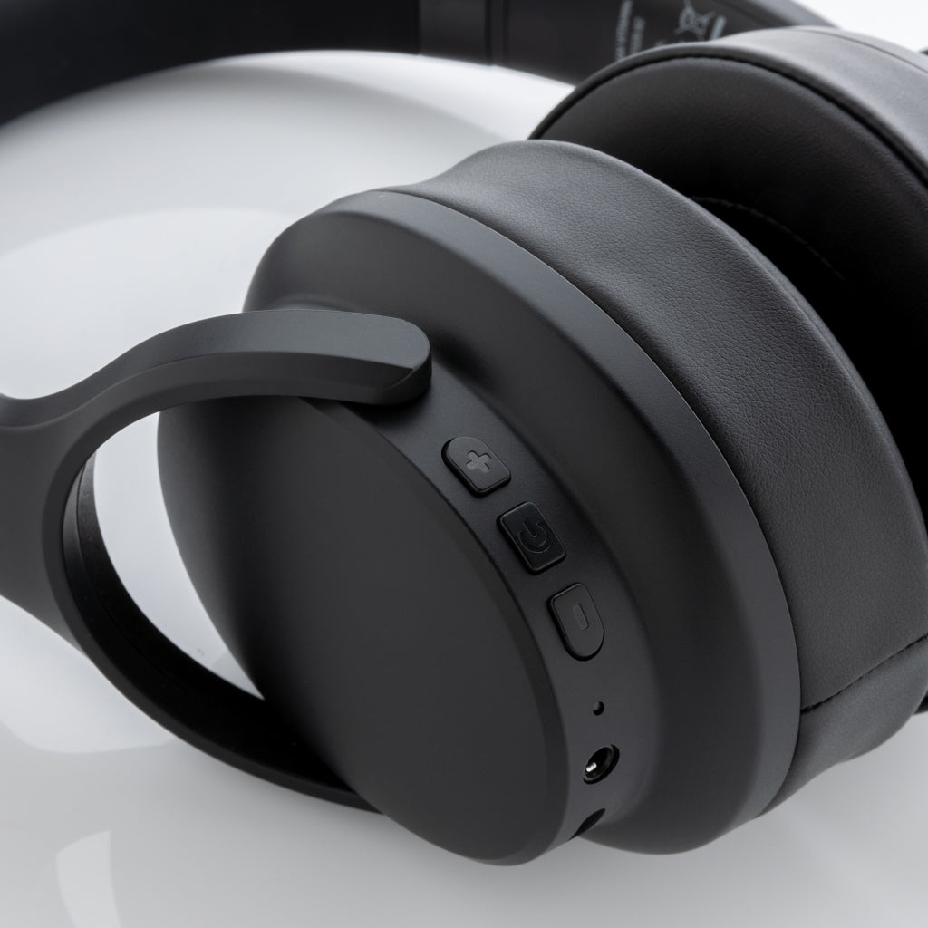 Urban Vitamin Palo Alto RCS rplastic headphone - Black