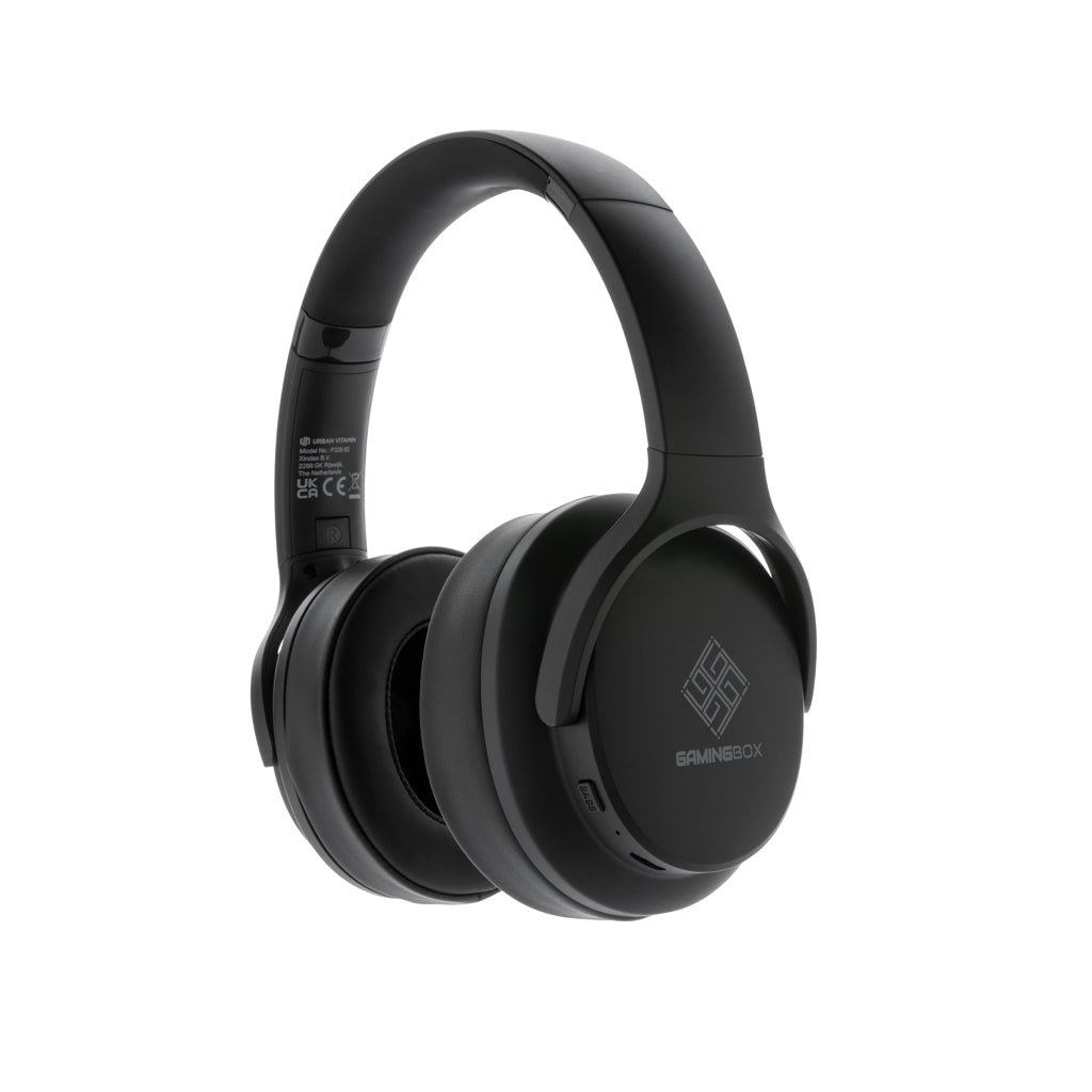 Urban Vitamin Palo Alto RCS rplastic headphone - Black