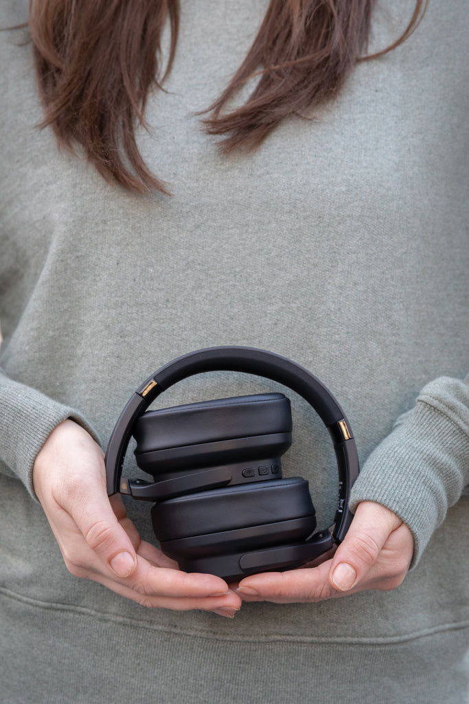Urban Vitamin Palo Alto RCS rplastic headphone - Black