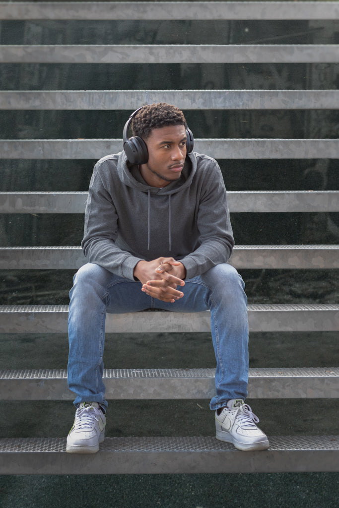 Urban Vitamin Palo Alto RCS rplastic headphone - Black