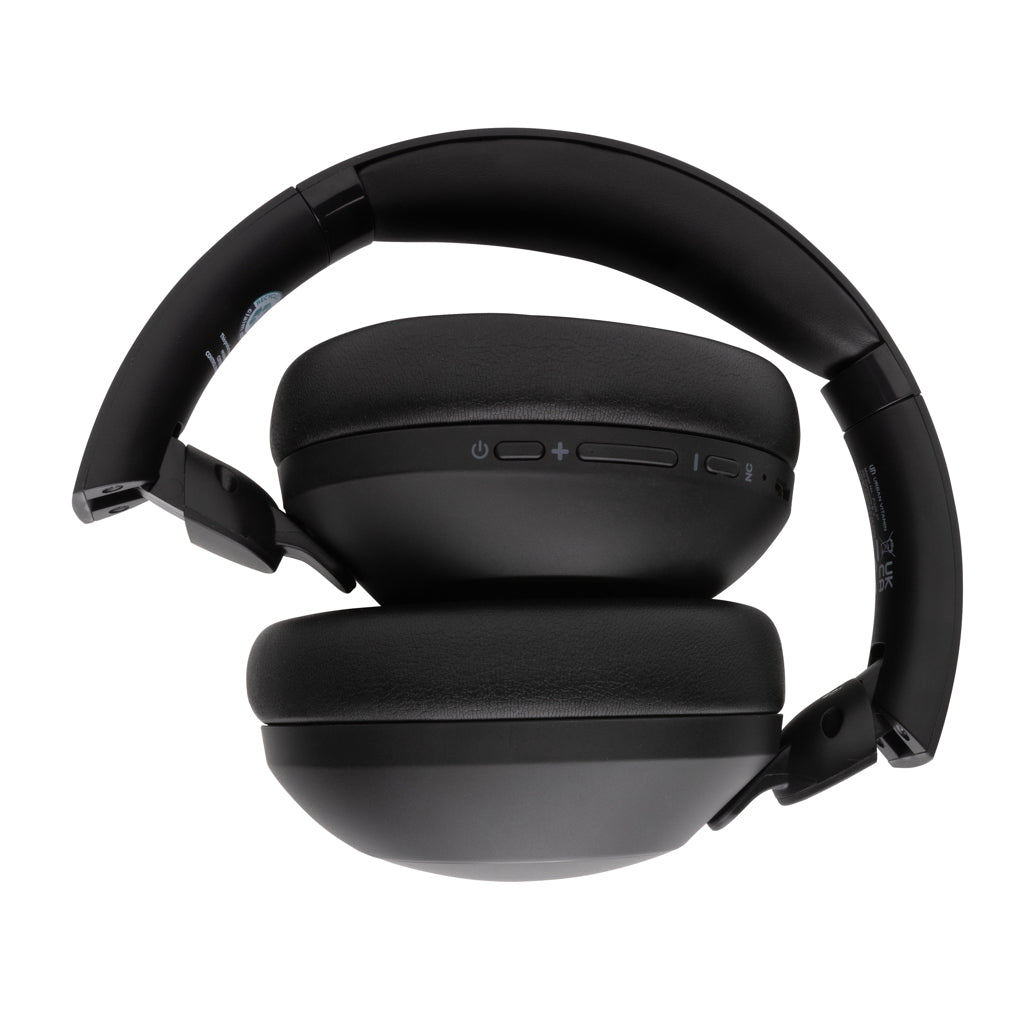 Urban Vitamin Cupertino RCS rplastic ANC headphone - Black