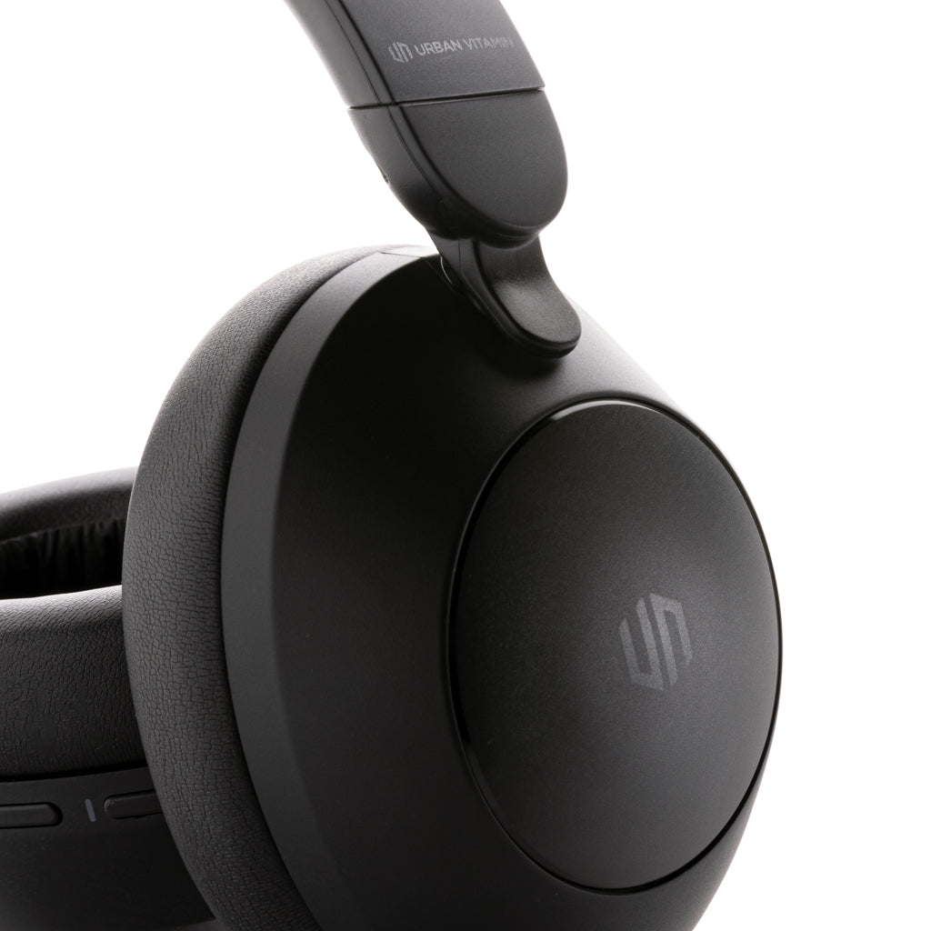 Urban Vitamin Cupertino RCS rplastic ANC headphone - Black