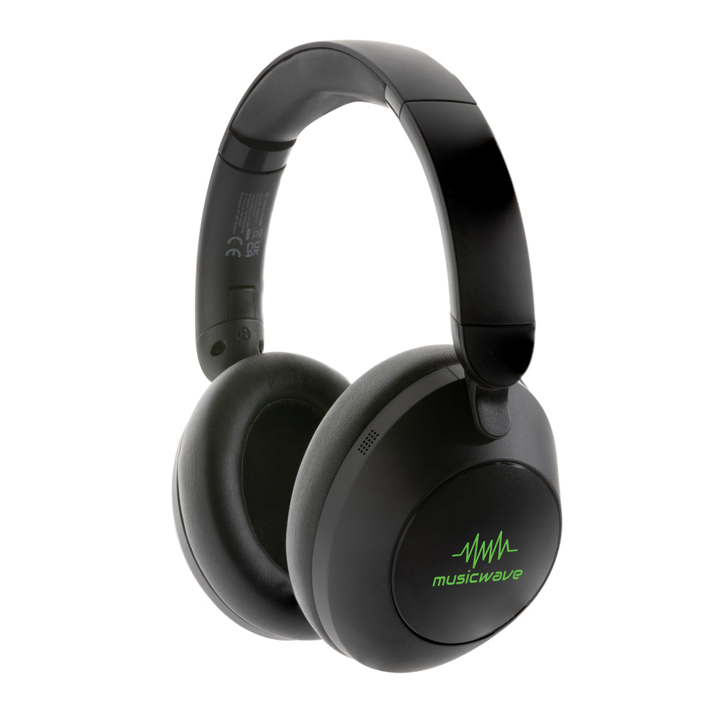 Urban Vitamin Cupertino RCS rplastic ANC headphone - Black