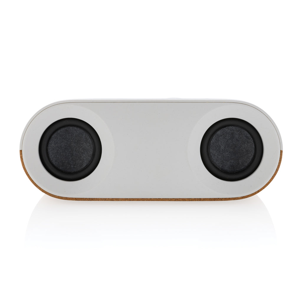 Oregon RCS recycled plastic and cork 10W speaker - Brown