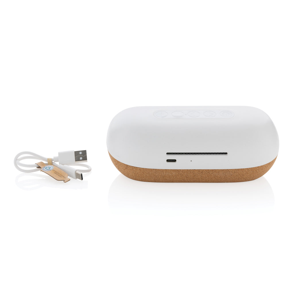 Oregon RCS recycled plastic and cork 10W speaker - Brown