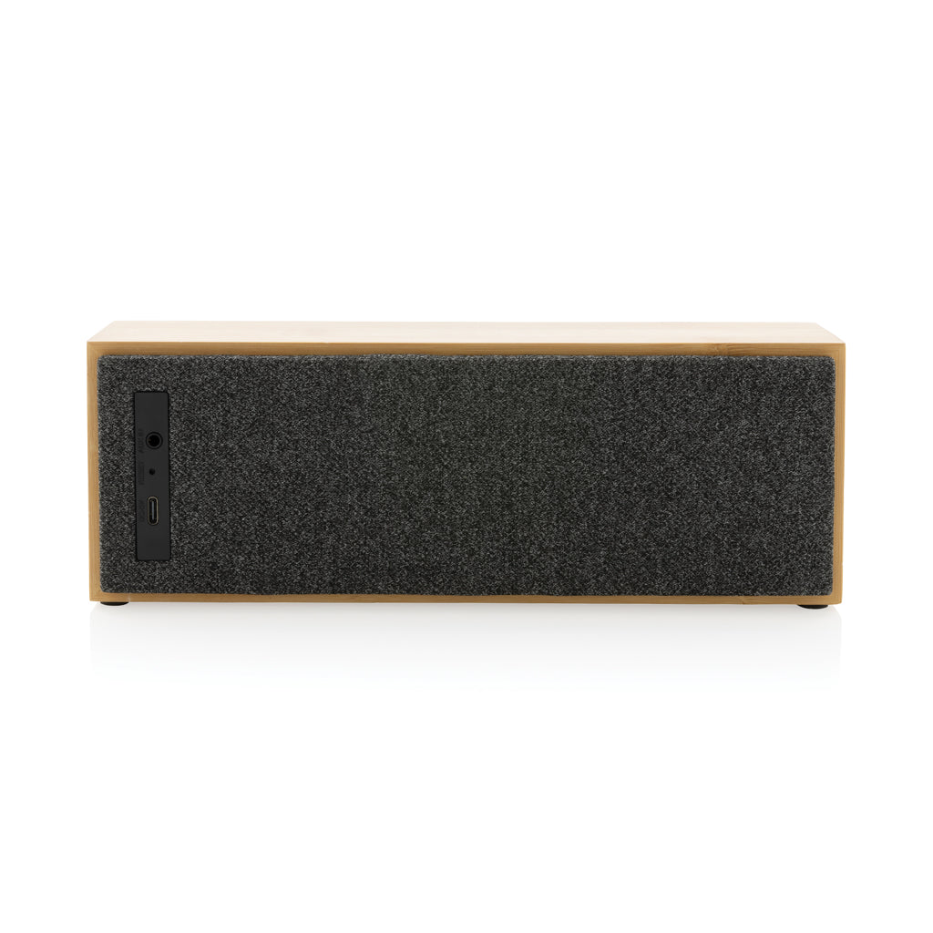 Wynn 10W bamboo wireless speaker - Brown