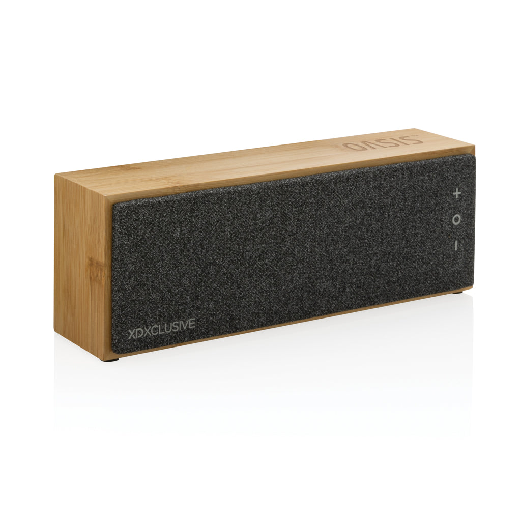 Wynn 10W bamboo wireless speaker - Brown