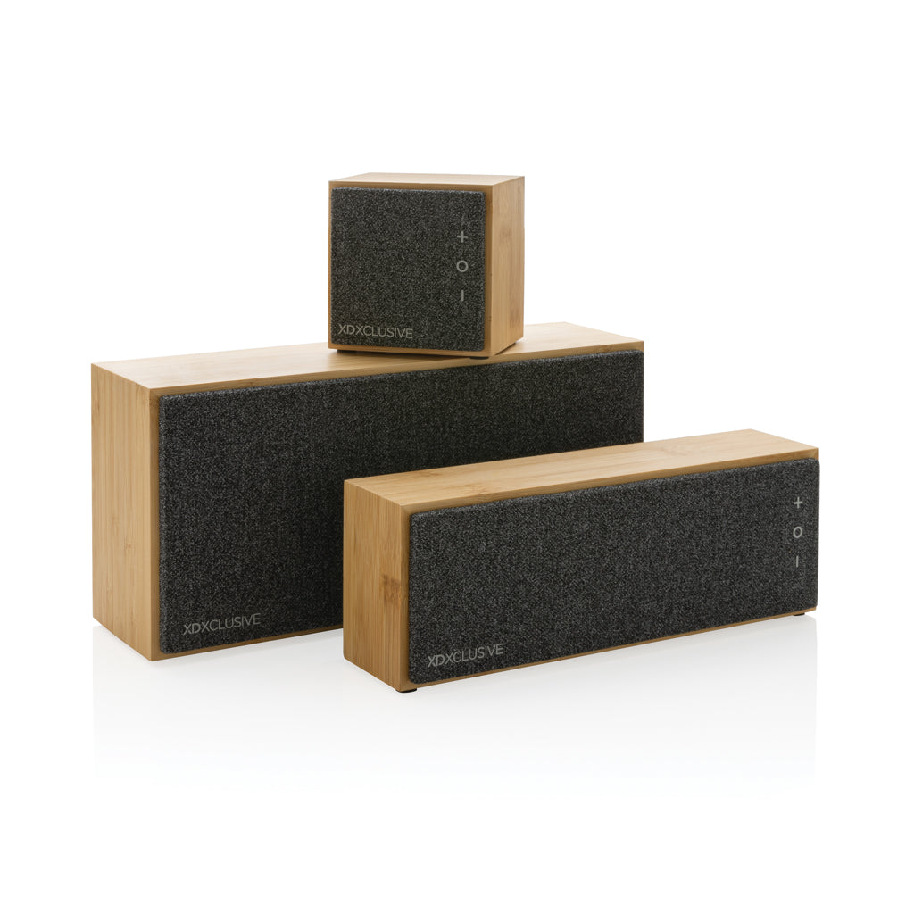 Wynn 10W bamboo wireless speaker - Brown
