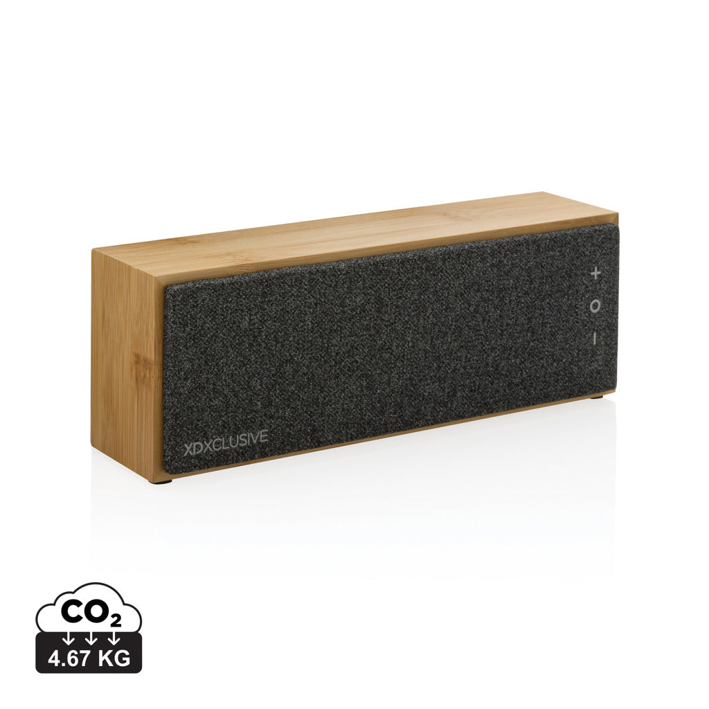 Wynn 10W bamboo wireless speaker - Brown