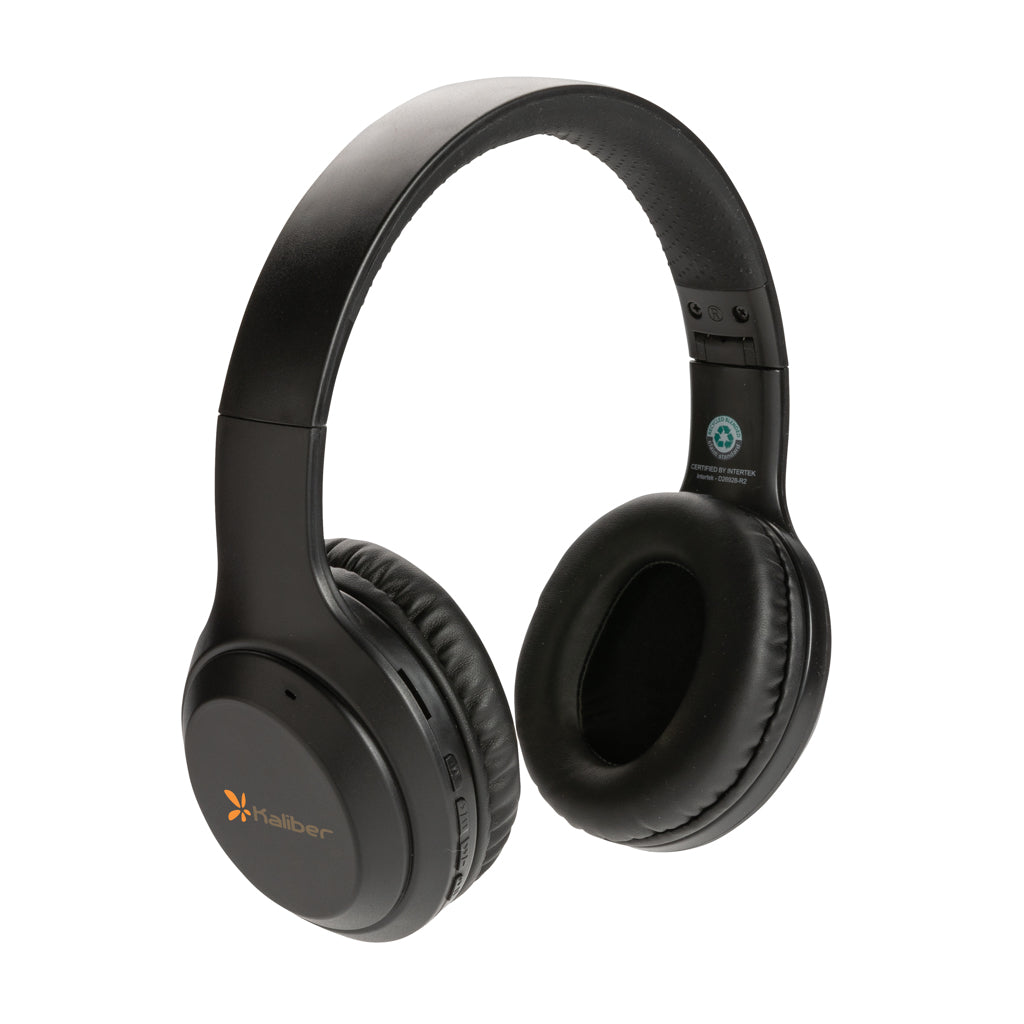 RCS standard recycled plastic headphone - Black