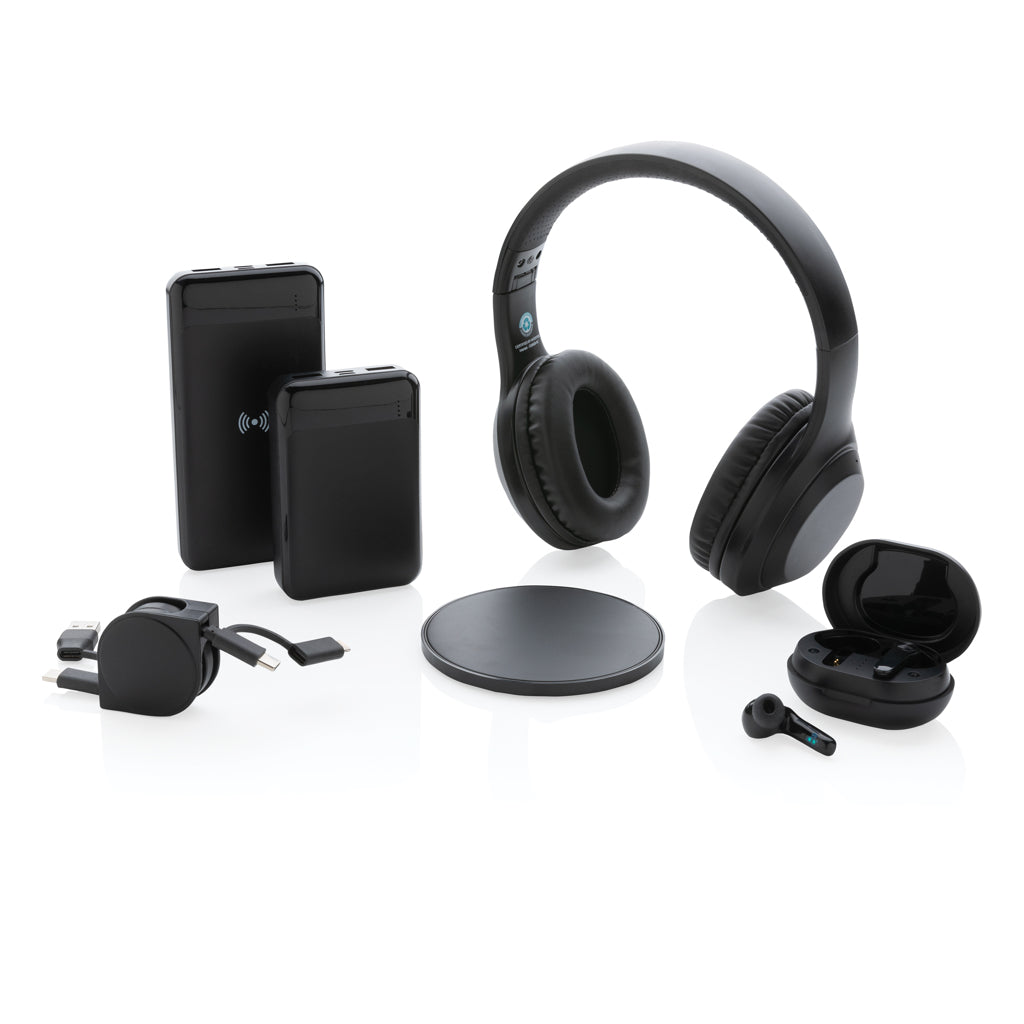 RCS standard recycled plastic headphone - Black