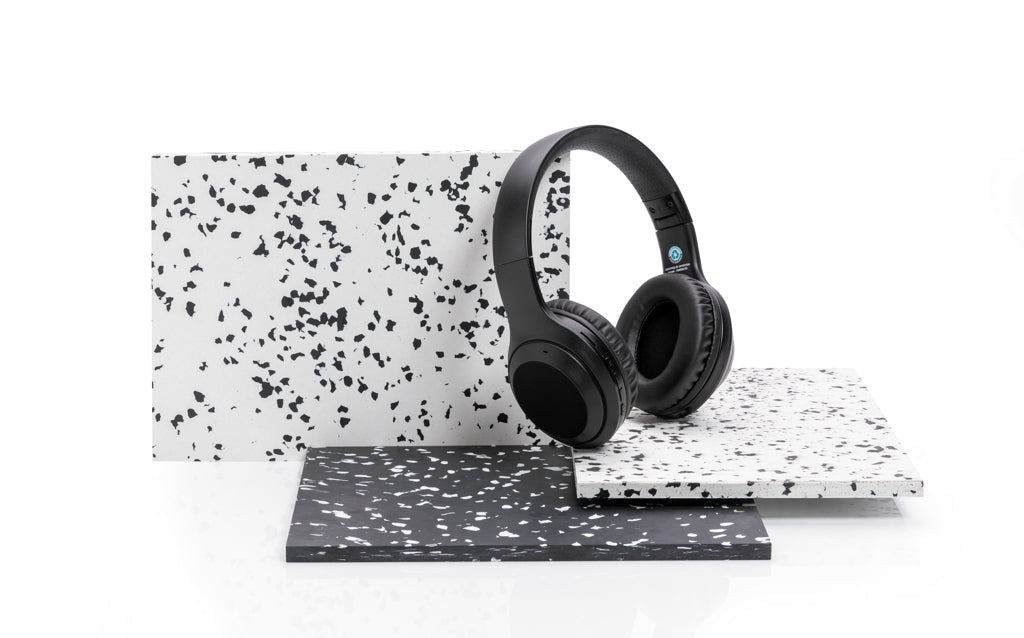 RCS standard recycled plastic headphone - Black