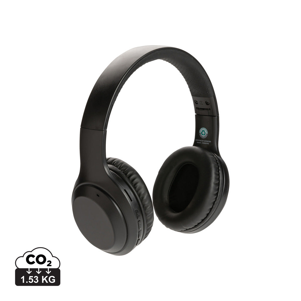 RCS standard recycled plastic headphone - Black