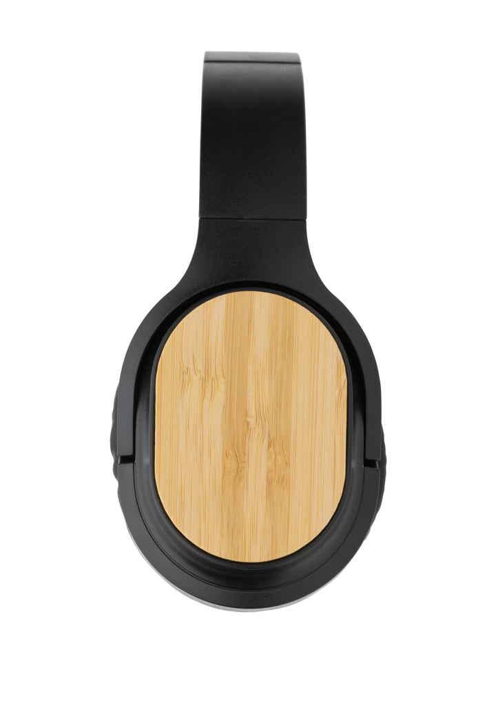 RCS and bamboo Elite Foldable wireless headphone - Black