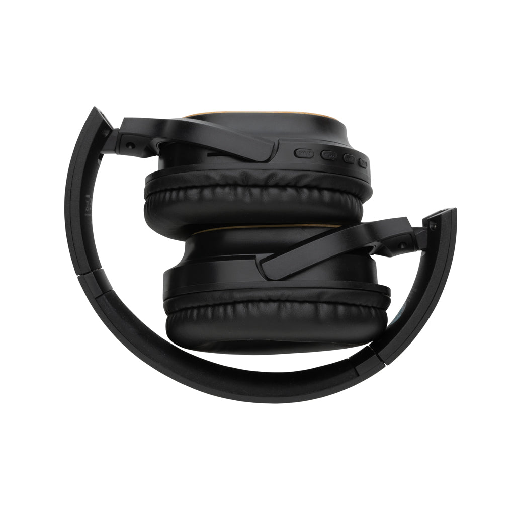 RCS and bamboo Elite Foldable wireless headphone - Black