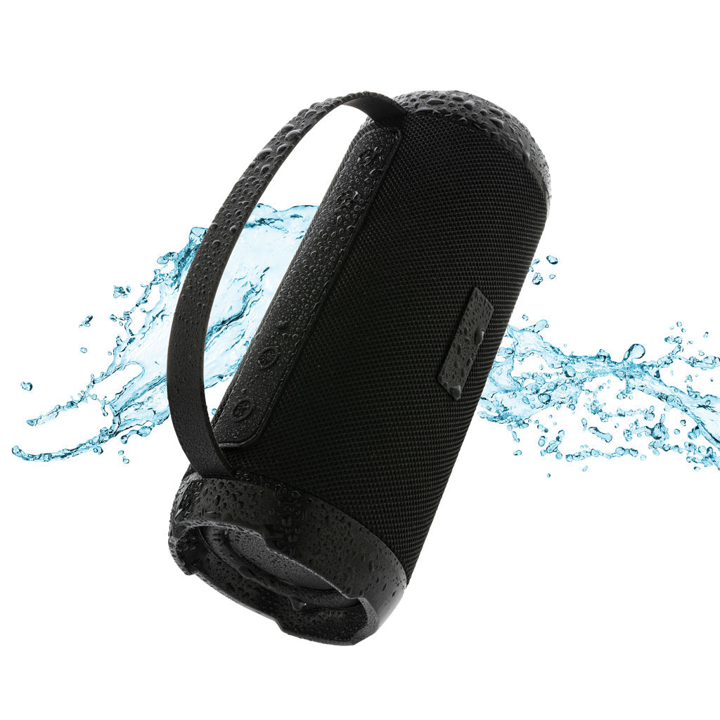 RCS recycled plastic Soundboom waterproof 6W speaker - Black