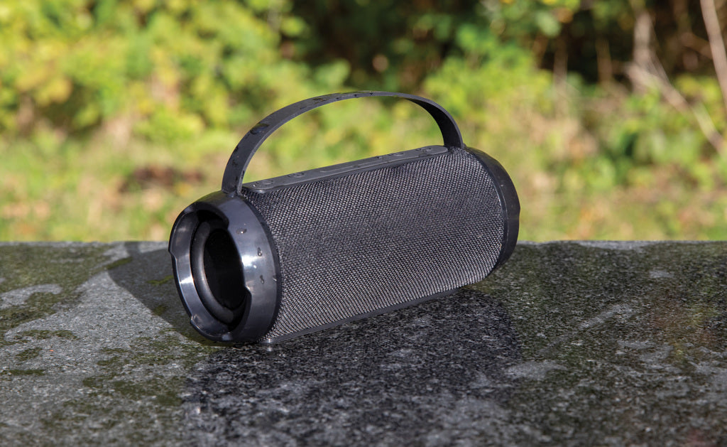 RCS recycled plastic Soundboom waterproof 6W speaker - Black