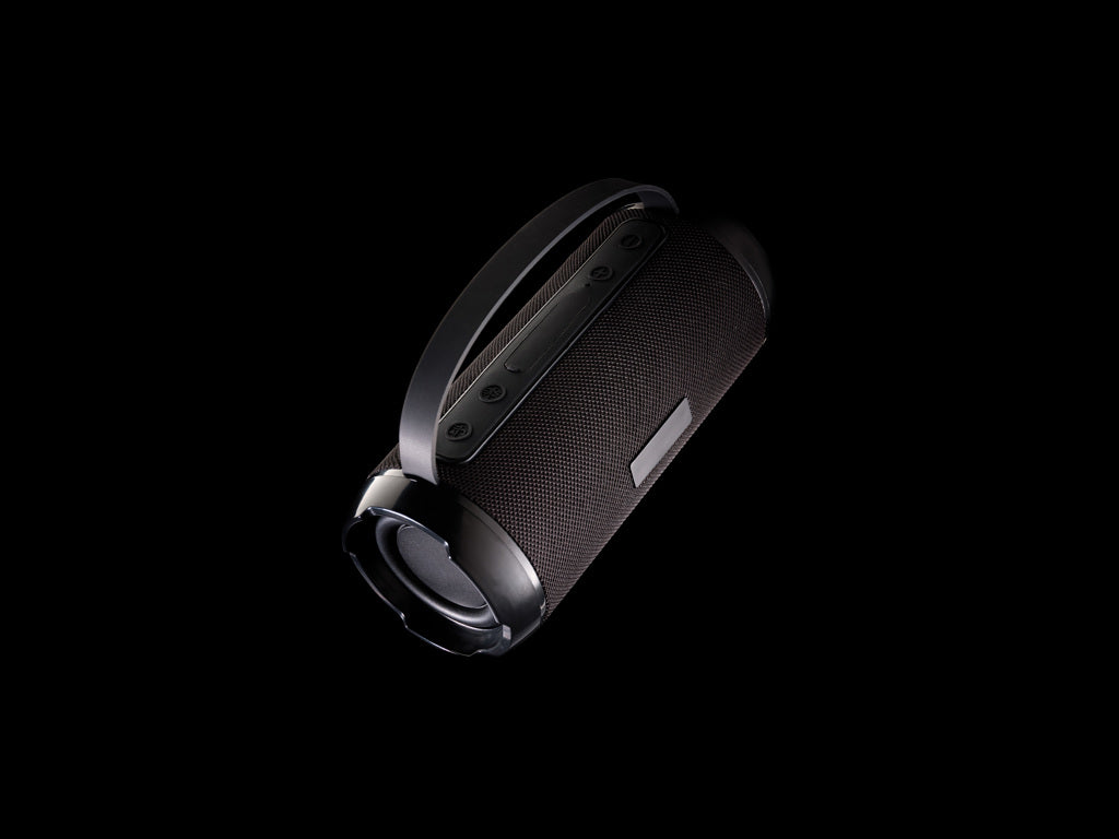 RCS recycled plastic Soundboom waterproof 6W speaker - Black