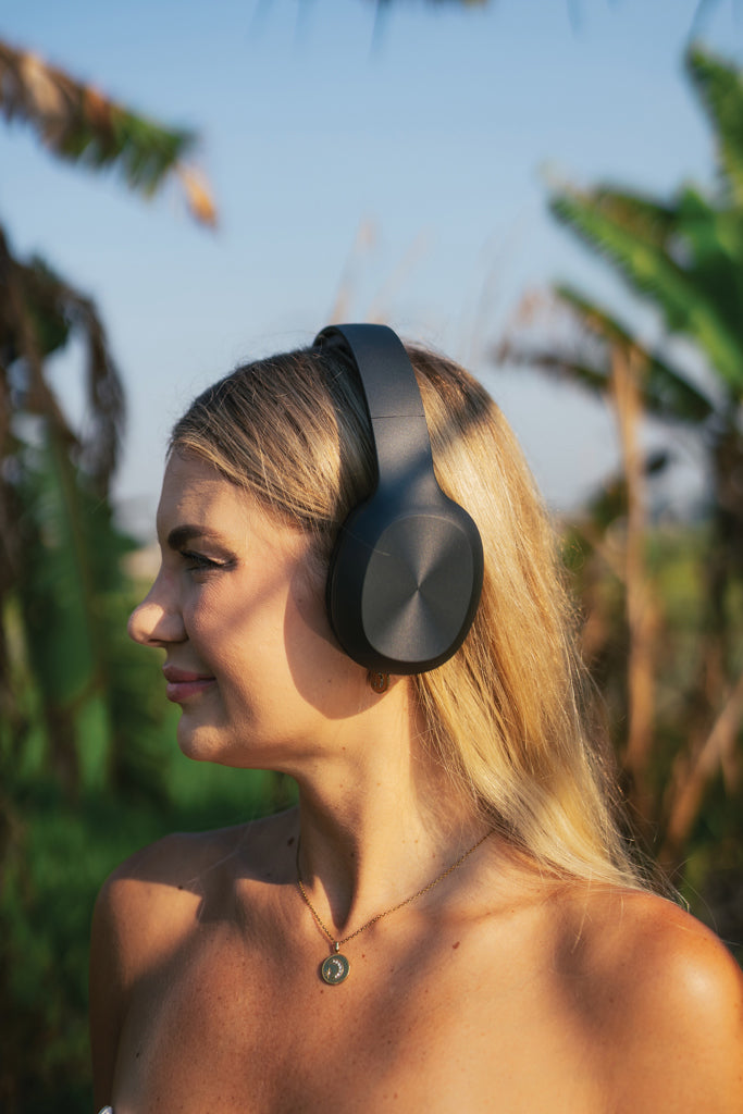 RCS recycled plastic JAM wireless headphone - Black