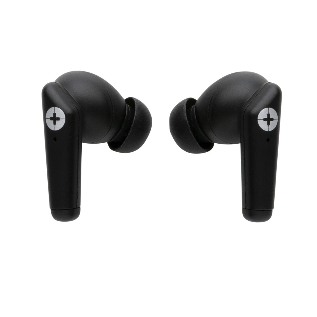RCS recycled plastic Swiss Peak TWS earbuds 2.0 - Black