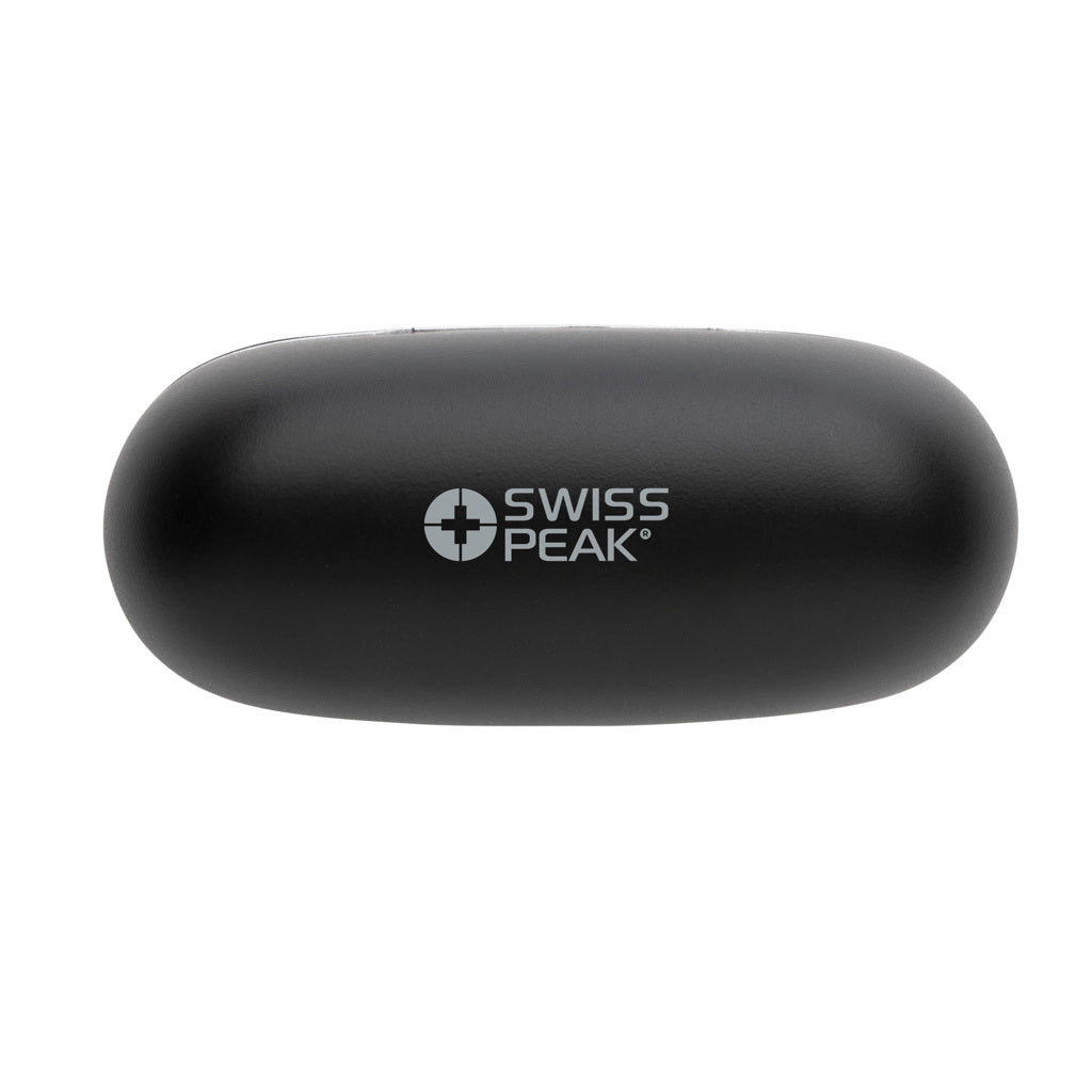 RCS recycled plastic Swiss Peak TWS earbuds 2.0 - Black