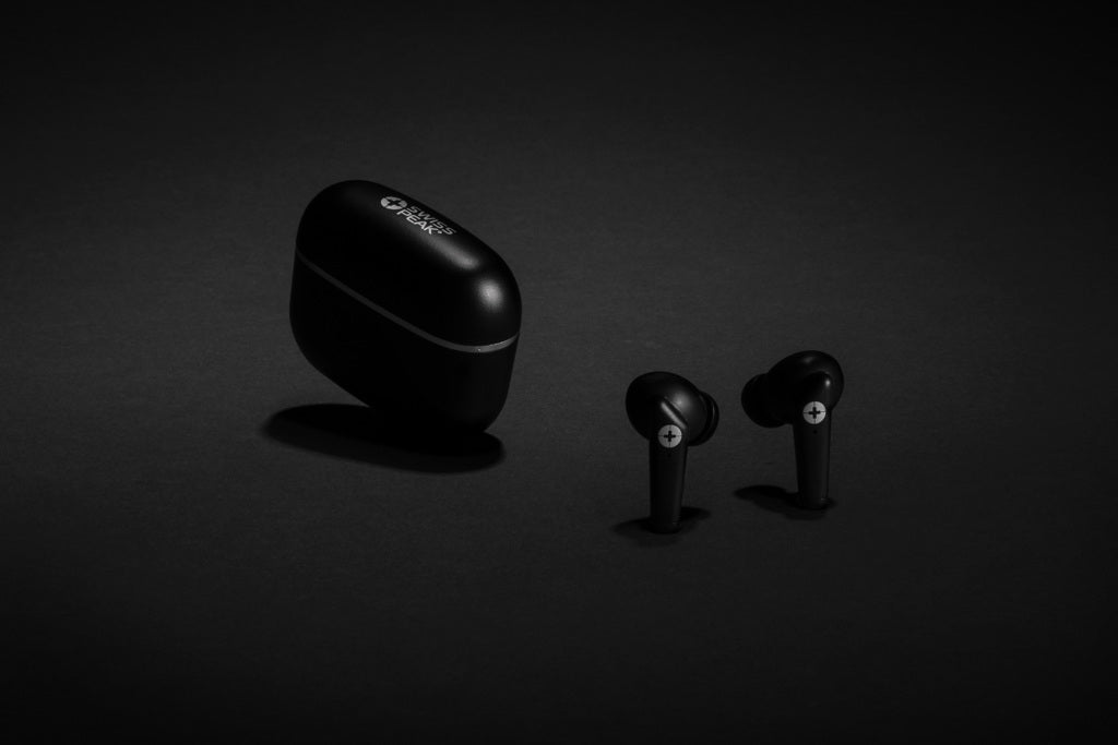 RCS recycled plastic Swiss Peak TWS earbuds 2.0 - Black