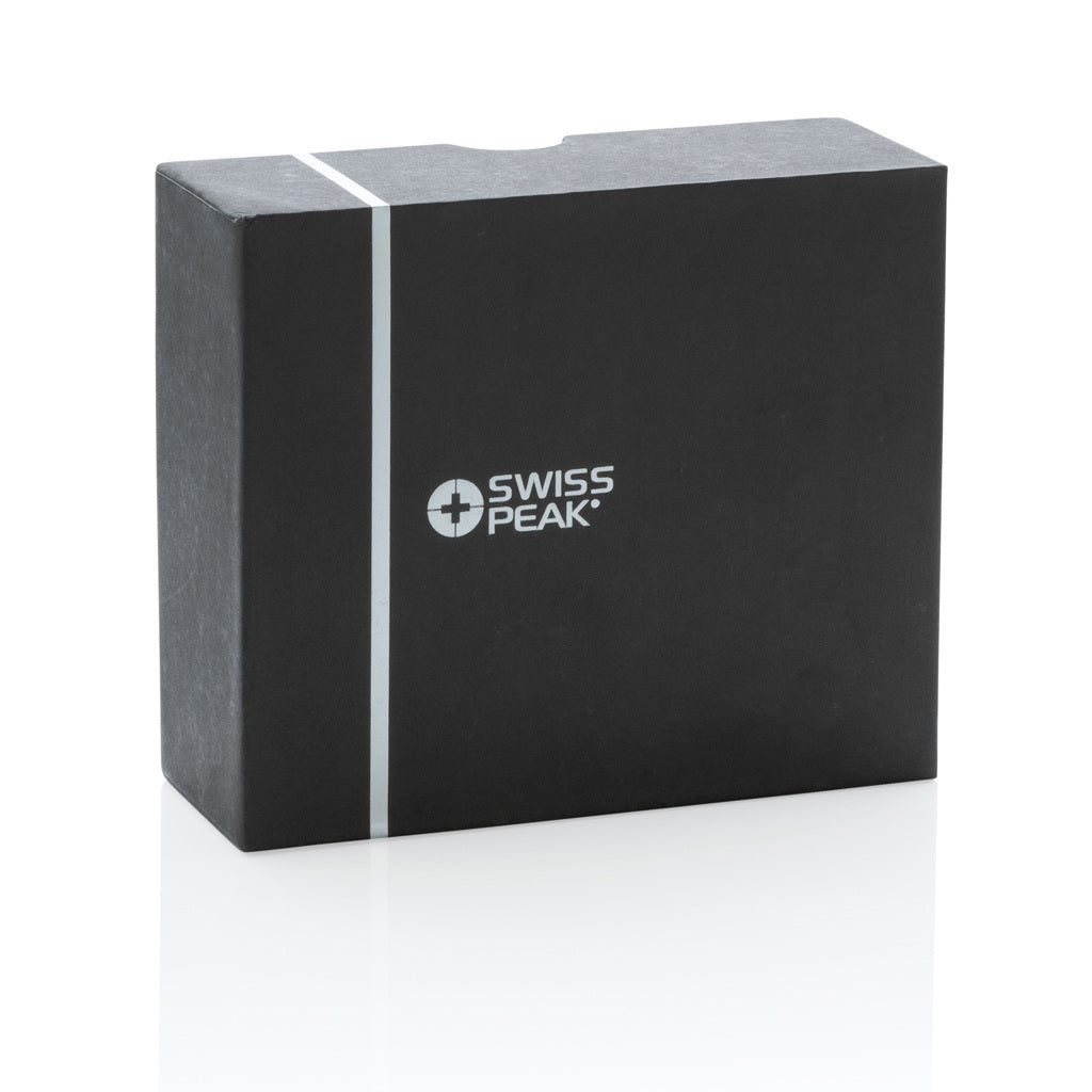 RCS recycled plastic Swiss Peak TWS earbuds 2.0 - Black