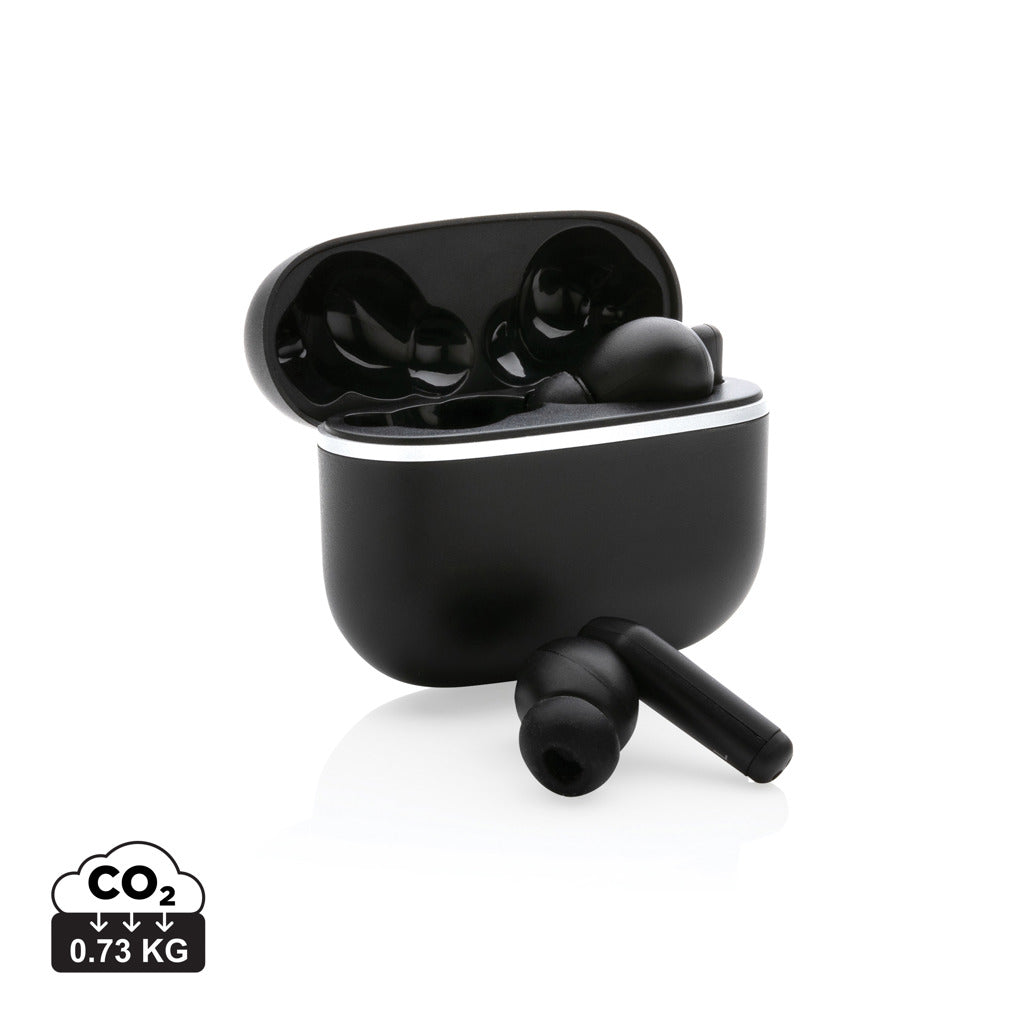 RCS recycled plastic Swiss Peak TWS earbuds 2.0 - Black