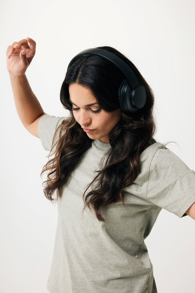 Terra RCS recycled aluminium wireless headphone - Grey