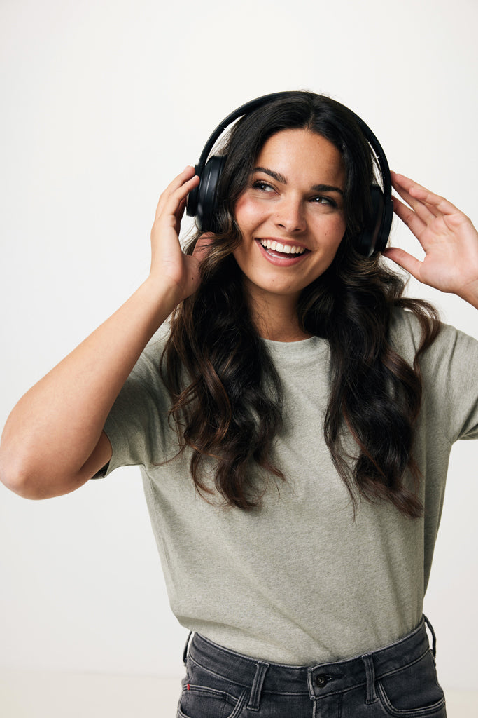 Terra RCS recycled aluminium wireless headphone - Grey
