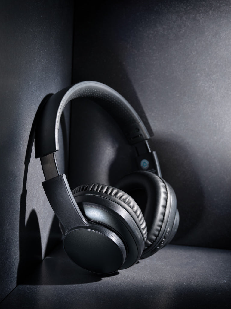 Terra RCS recycled aluminium wireless headphone - Grey