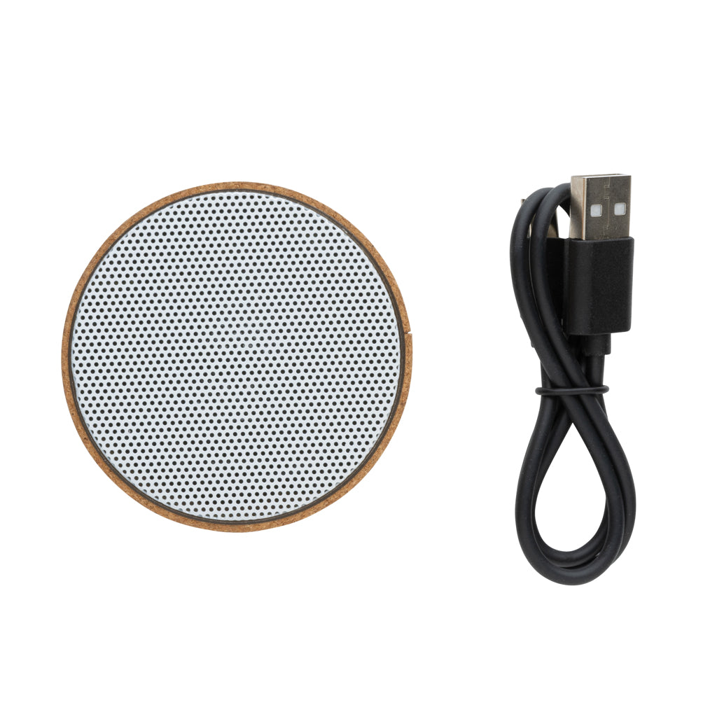 Cork 3W wireless speaker - Brown