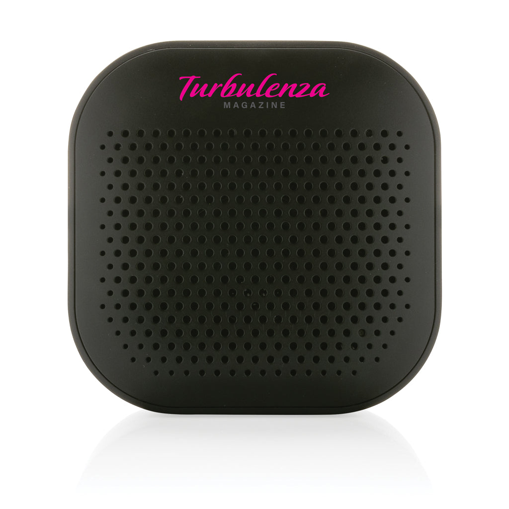 RCS recycled plastic Soundbox 3W speaker - Black