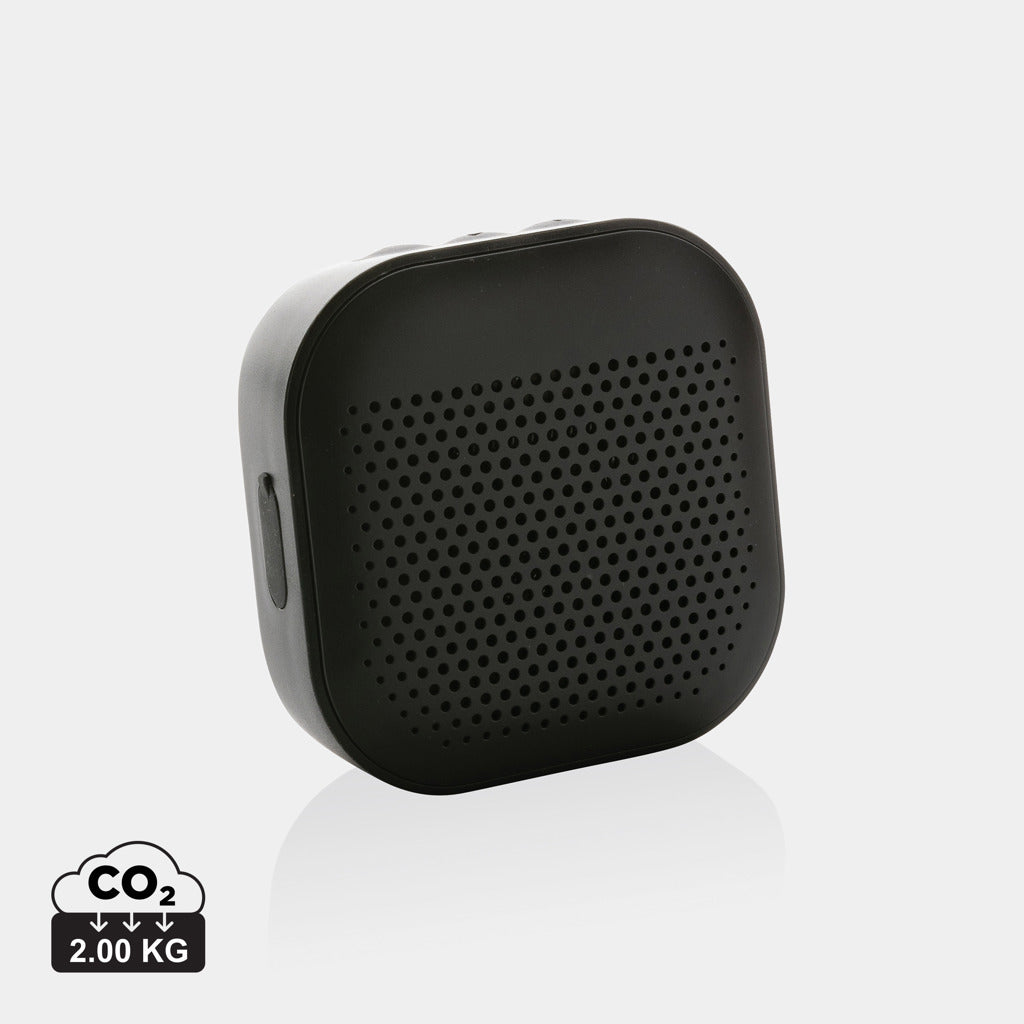 RCS recycled plastic Soundbox 3W speaker - Black